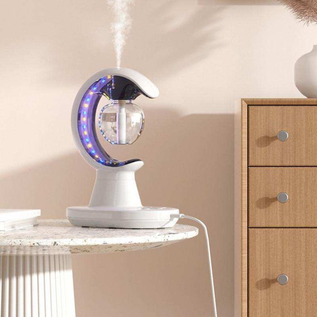 Lampara humidificadora repelente de mosquitos.