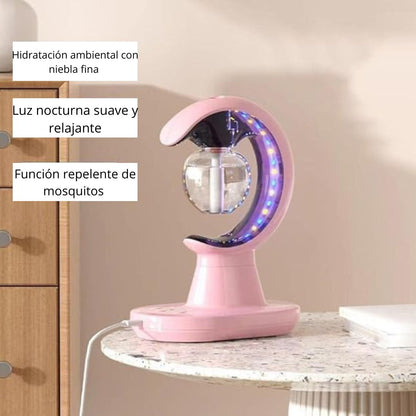 Lampara humidificadora repelente de mosquitos.